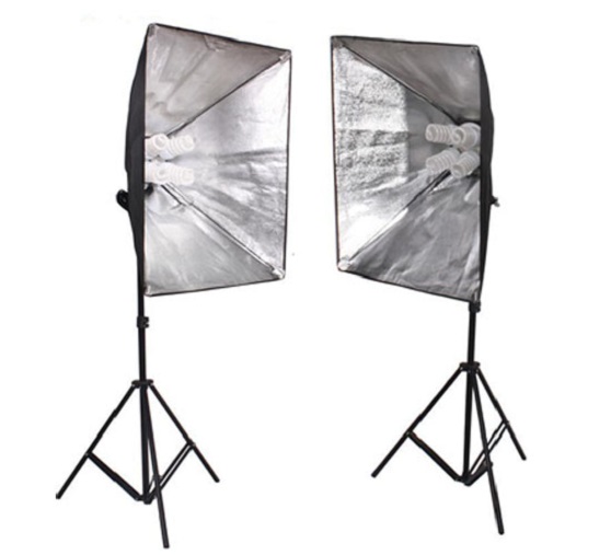 Bộ đèn trực tiếp 10 bóng chụp sản phẩm, quay video 